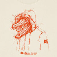 Original Casuals 'Scribble Croc' Raw T-shirt