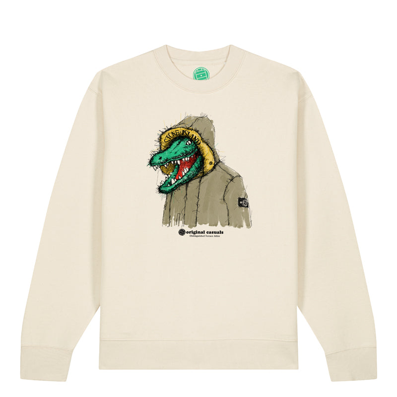 Original Casuals 'Casual Croc' Raw Sweatshirt