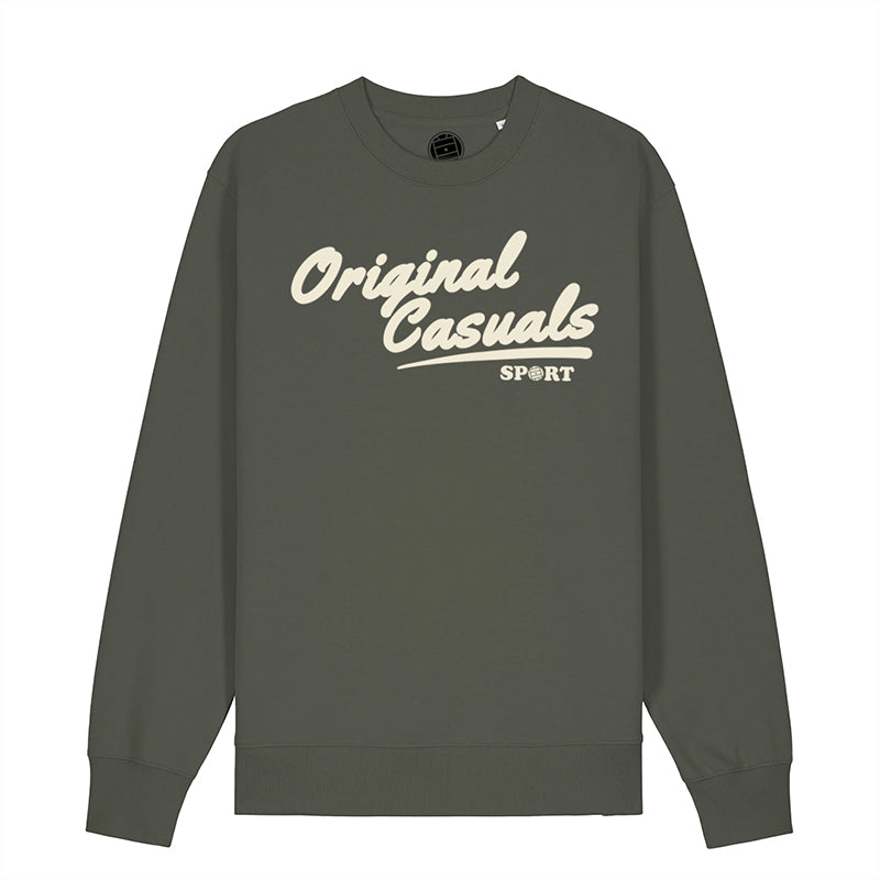 Original Casuals 'Curve Sport' Khaki Sweatshirt