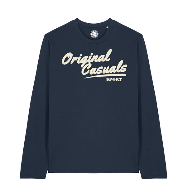 Original Casuals 'Curve Sport' Navy Sweatshirt