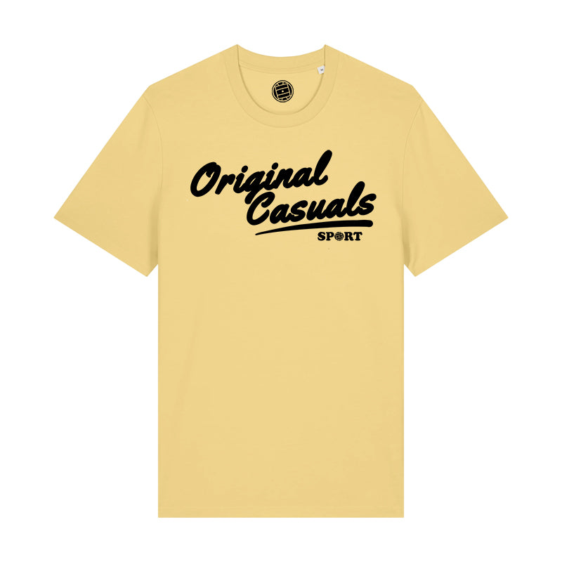 Original Casuals 'Curve Sport' Viva Yellow T-shirt