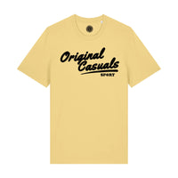 Original Casuals 'Curve Sport' Viva Yellow T-shirt