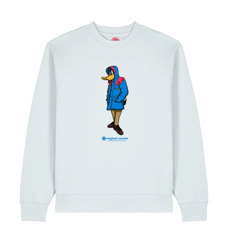 Original Casuals 'Casual Daffy' - Ice-Blue Sweatshirt