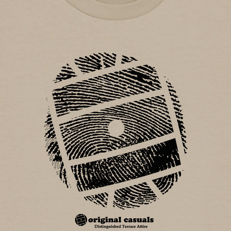 Original Casuals 'Fingerprint' Desert Dust T-shirt