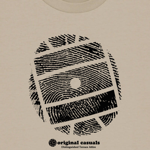 Original Casuals 'Fingerprint' Desert Dust T-shirt