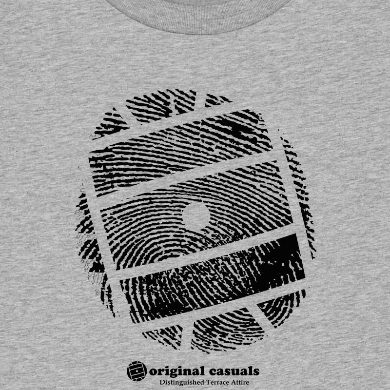 Original Casuals 'Fingerprint' Grey T-shirt