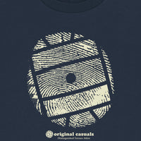 Original Casuals 'Fingerprint' Navy T-shirt