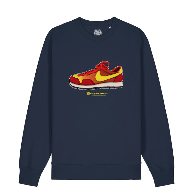 Original Casuals 'Flames' Navy Sweatshirt