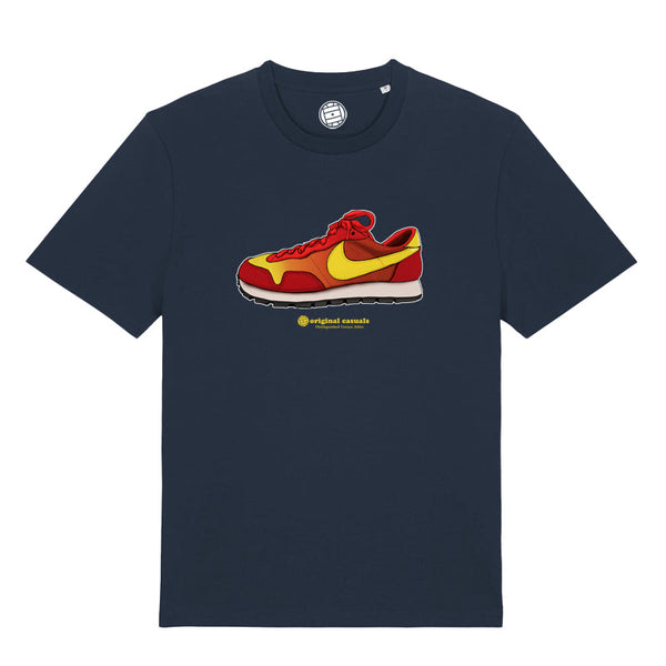 Original Casuals 'Flames' Navy T-shirt