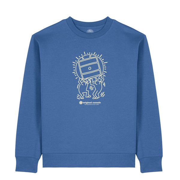 Original Casuals 'Best Buddies' Mid-Blue Sweatshirt