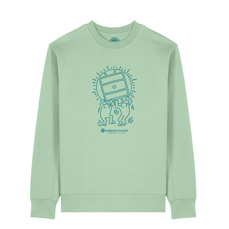 Original Casuals 'Best Buddies' Misty Green Sweatshirt