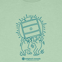 Original Casuals 'Best Buddies' Misty Green T-shirt