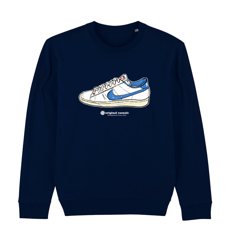 Wimbledon Swoosh - Navy Sweatshirt