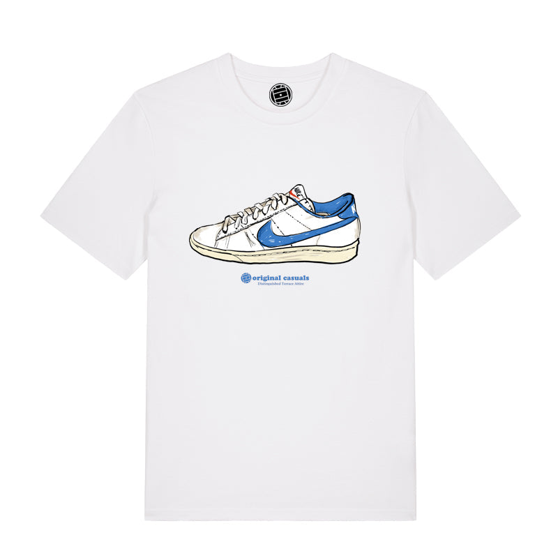 Wimbledon Swoosh - White T