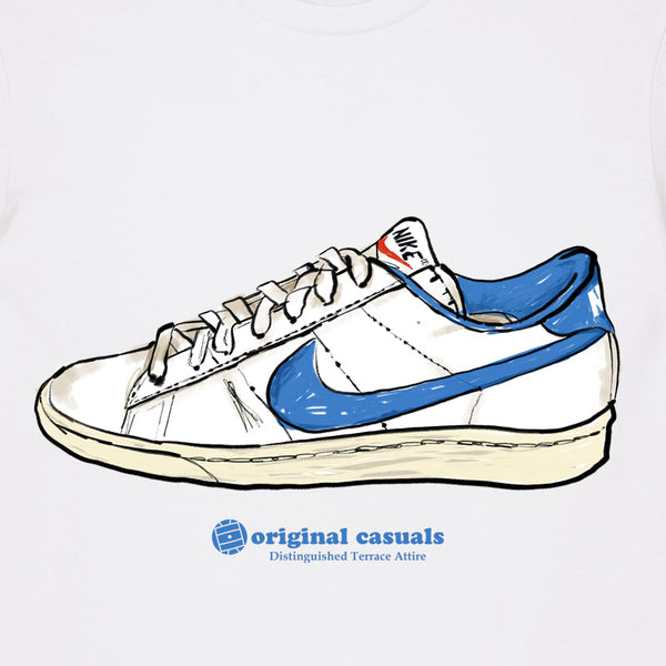 Wimbledon Swoosh - White T