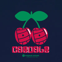 Original Casuals 'Casual Cherries' Navy T-shirt