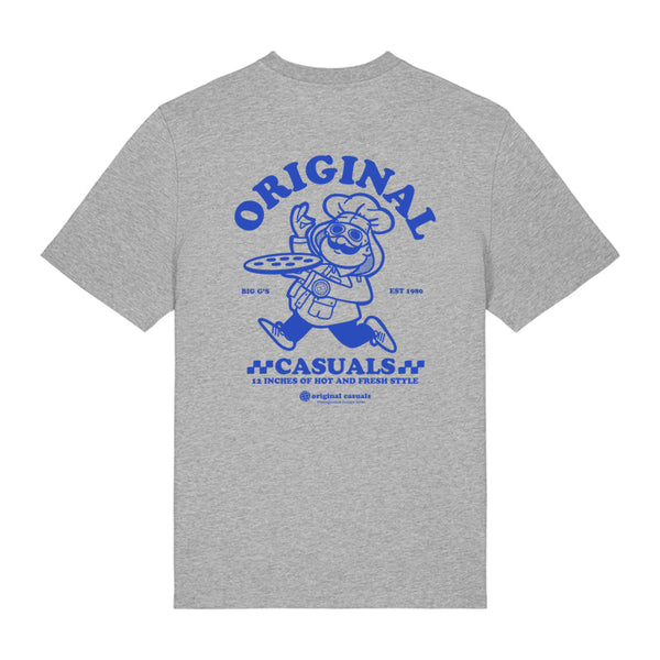 Original Casuals 'Pizza Guy' Grey T-shirt