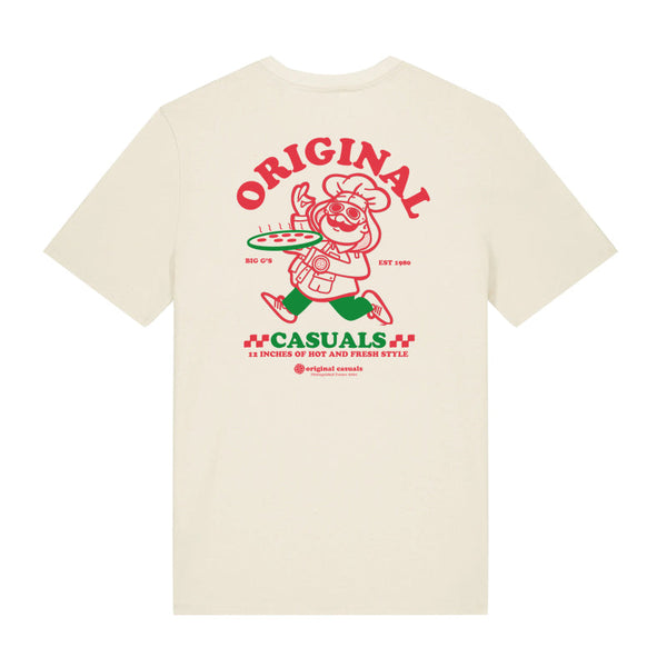 Original Casuals 'Pizza Guy' Raw T-shirt