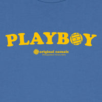 Original Casuals 'Playboy Text' Mid-Blue Sweatshirt