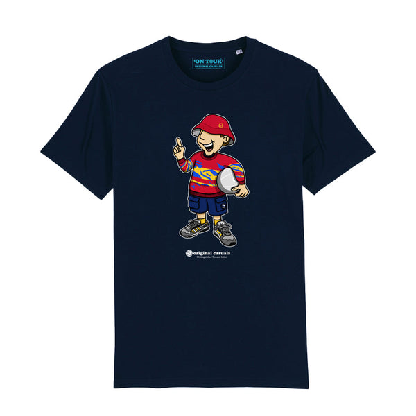 Safari Swagger Red on Navy T