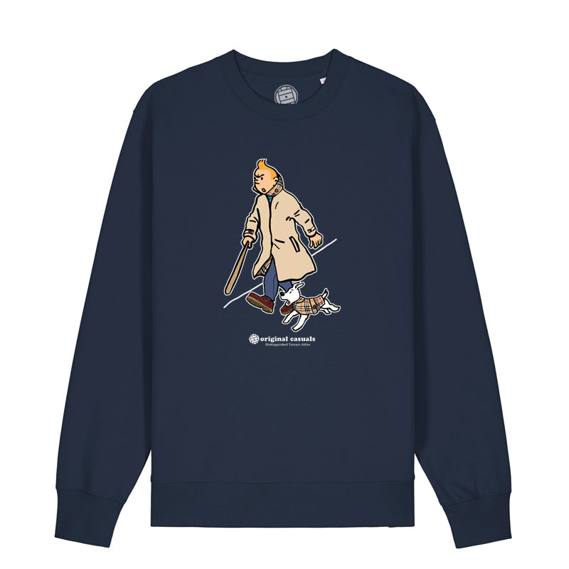 The Burberry Look Navy Sweatshirt Original Casuals